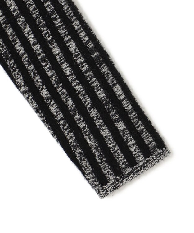 JOSEPH ストライプアニメーション　ハイネックニット Ivory Combo