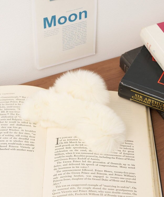 WEGO Lカラーファーバンス ホワイト