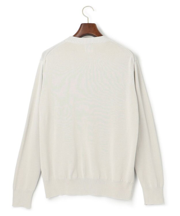 J.PRESS MEN ドライメッシュセーター ライトグレー系