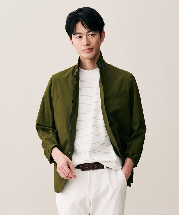 JOSEPH ABBOUD 【キングサイズ・軽量/ストレッチ】アクティブレジャー ジャケット カーキ系