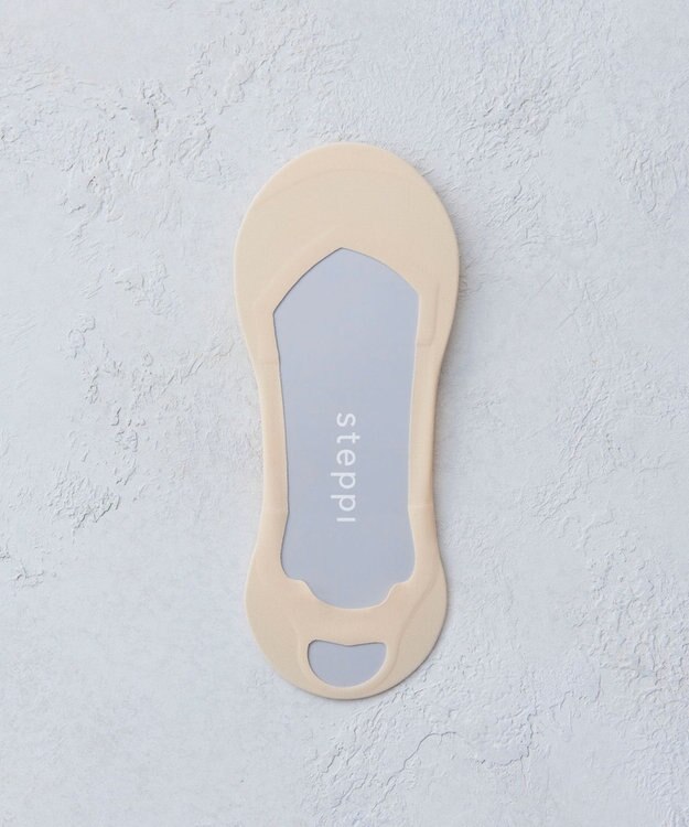 steppi 【抗菌防臭】パンプス用 フットカバー 丸穴タイプ ベージュ系