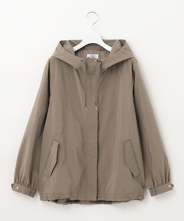 J.PRESS LADIES 【撥水加工】Artirosa フード ブルゾン ブラウン系