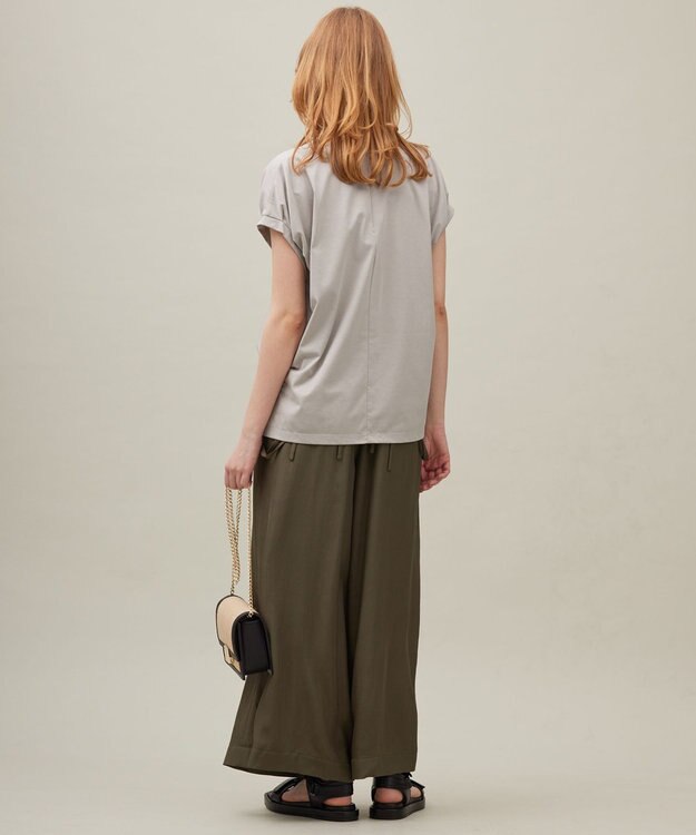 23区 【SACRA】プレーティングクロス カットソー 【23区別注】グレージュ系