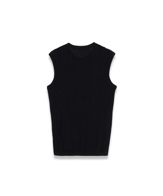 JOSEPH クリンクルリブ　ベスト Black