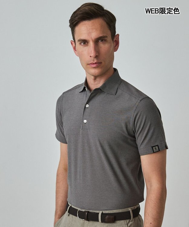 GOTAIRIKU 3年連続売上NO1/キングサイズ登場【仕事で着られる】キレイめ 鹿の子 BIZ ポロシャツ ダークブラウン(WEB限定/26年新色)