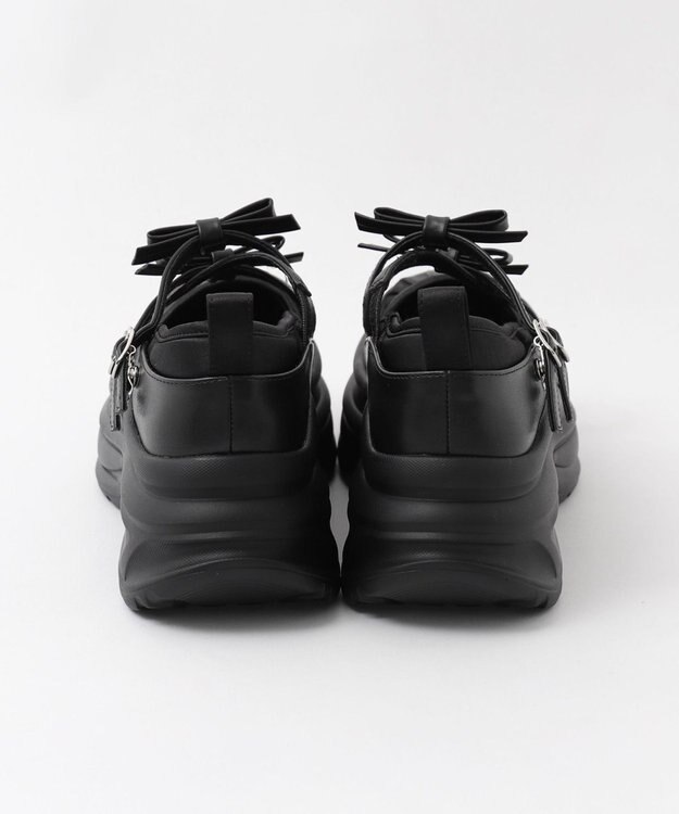 WEGO 2way厚底ストラップシューズ ブラック