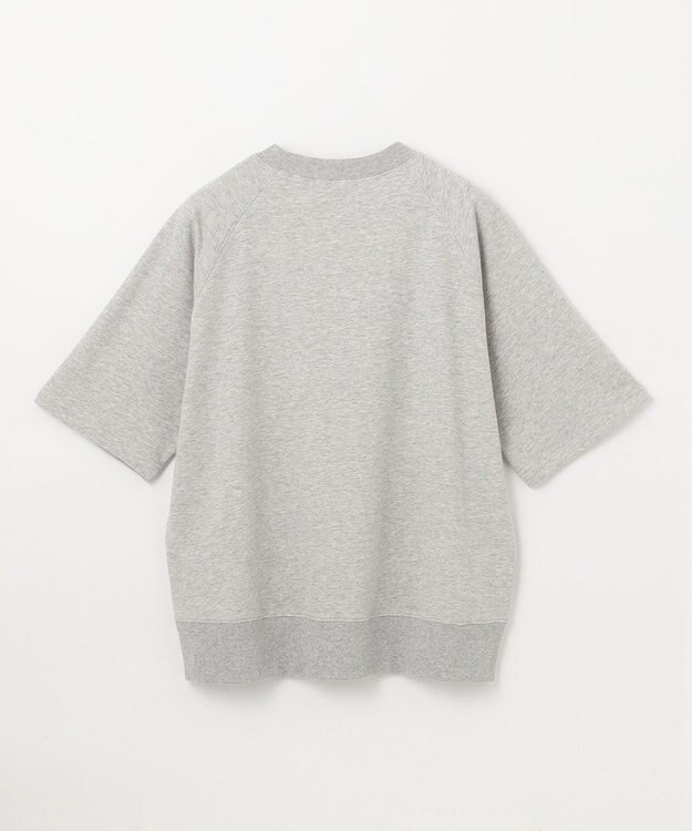 ANY L 【洗濯機可】刺繍ロゴミニ裏毛スウェット ライトグレー