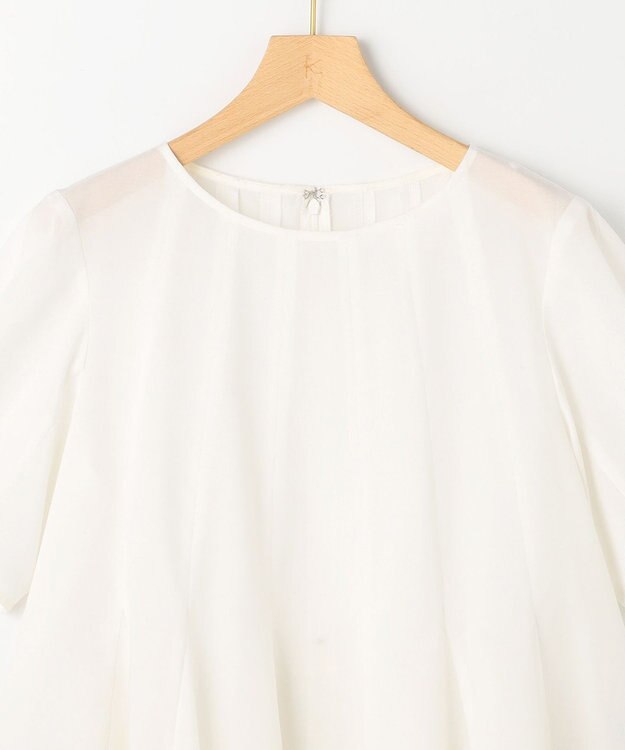 組曲 L 【先行予約】ニューリヨセルシャーティング フレアTブラウス オフ系