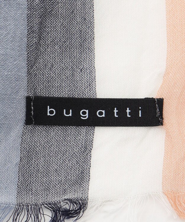 JOSEPH ABBOUD 【V.FRAAS】マルチストライプ ストール ネイビー系1