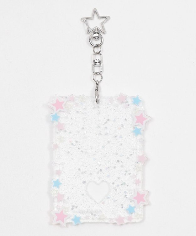 WEGO 【痛バ＆推し活】キラキラスターカードホルダーキーホルダー 柄1