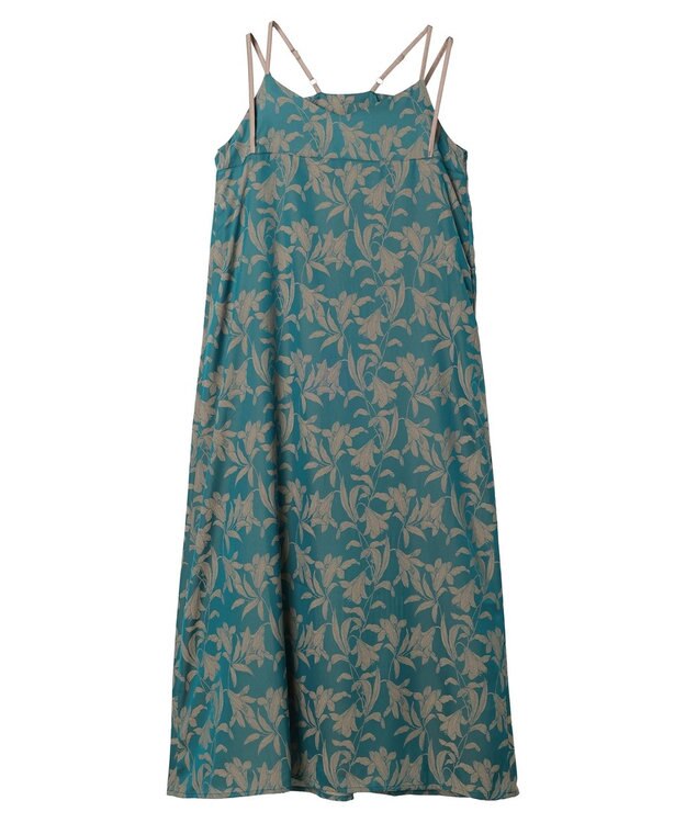 Green Parks ウ゛ィンテージフラワージャガードキャミワンピース Flower