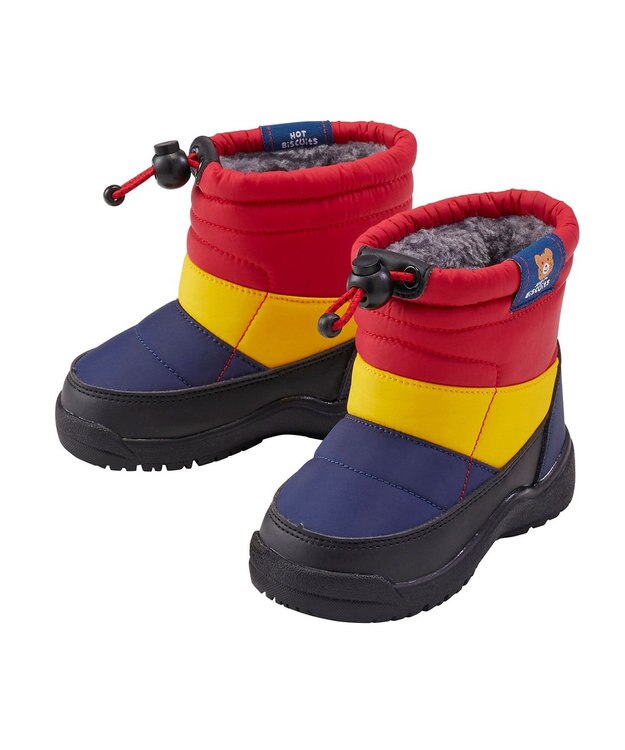 MIKI HOUSE HOT BISCUITS 【14-18cm】 はっ水 ウィンターブーツ マルチカラー
