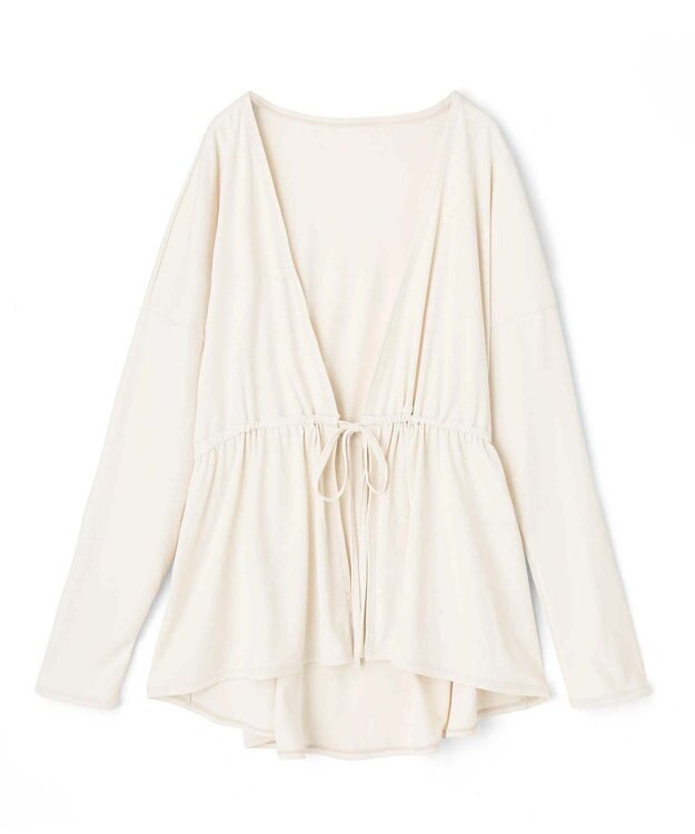 San-ai Resort（三愛水着楽園） 【UPF50＋】水陸両用羽織り　M【Coral veil（コーラルヴェール）】 ベージュ