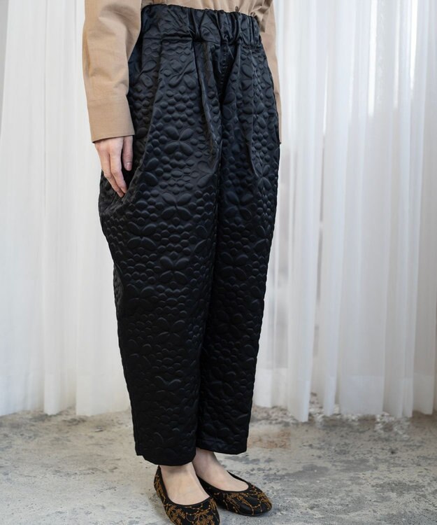 muuc 【土の凹凸を表現したナイロン素材】テレイン パンツ ブラック