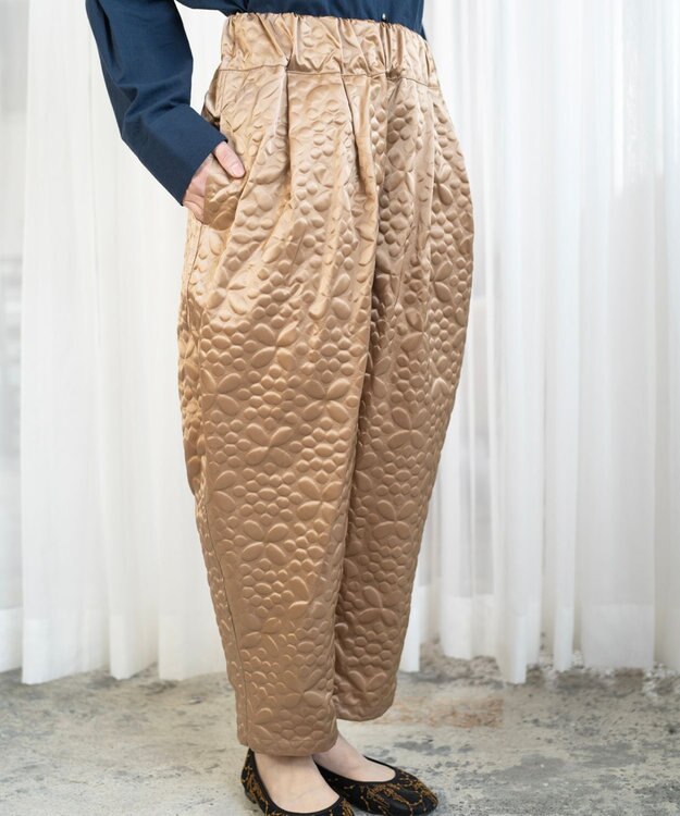 muuc 【土の凹凸を表現したナイロン素材】テレイン パンツ ベージュ