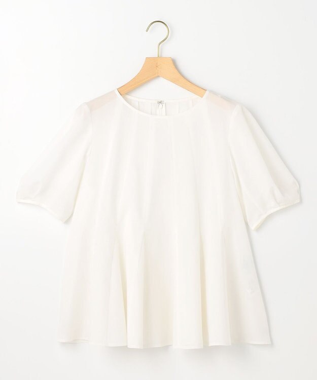 組曲 L 【先行予約】ニューリヨセルシャーティング フレアTブラウス オフ系