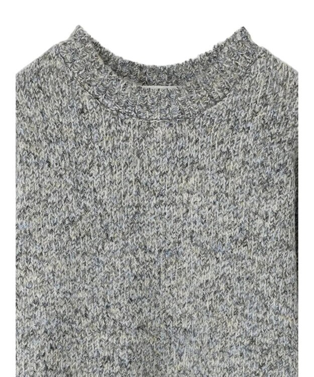 Green Parks ふわふわＭｉｘニットプルオーバー Black