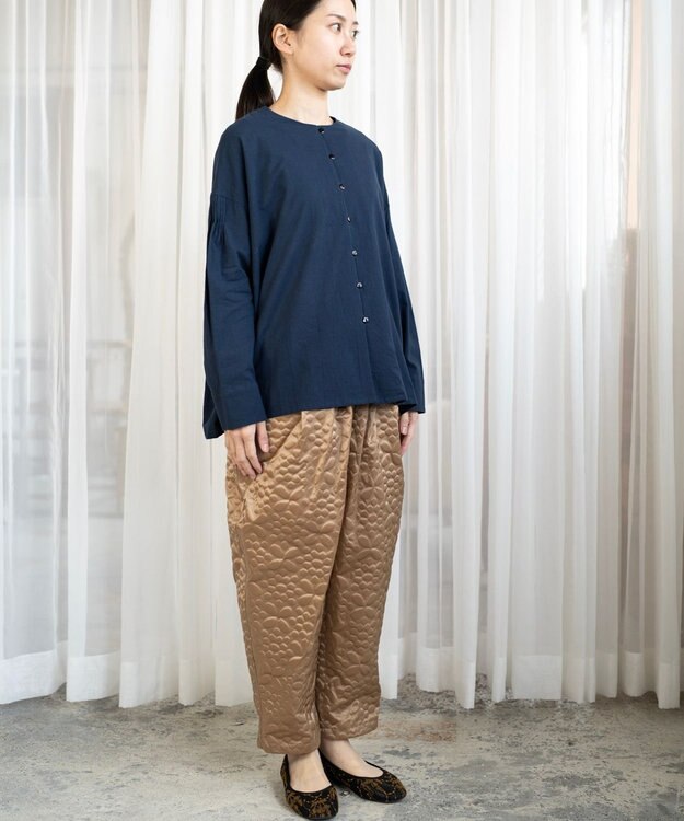 muuc 【土の凹凸を表現したナイロン素材】テレイン パンツ ベージュ