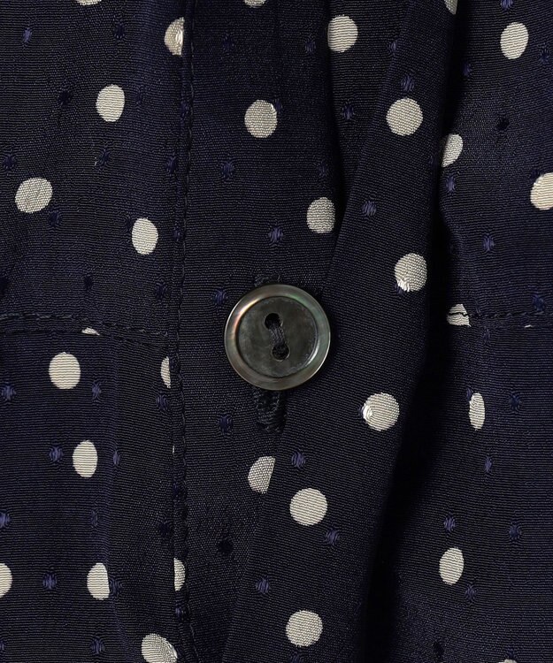 23区 【先行予約】ランダムドットプリント ワンピース ネイビー系