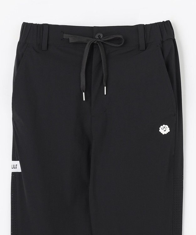 PW CIRCULUS 【WOMEN】サイドパンチング テーパードパンツ ゴルフウェア レディース ブラック系