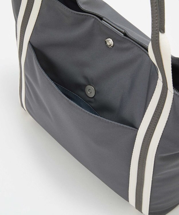 TOPKAPI 【TREASURE TOPKAPI】ソフトタッチ テープハンドル トートバッグ　A4 / 軽量 チャコールグレー