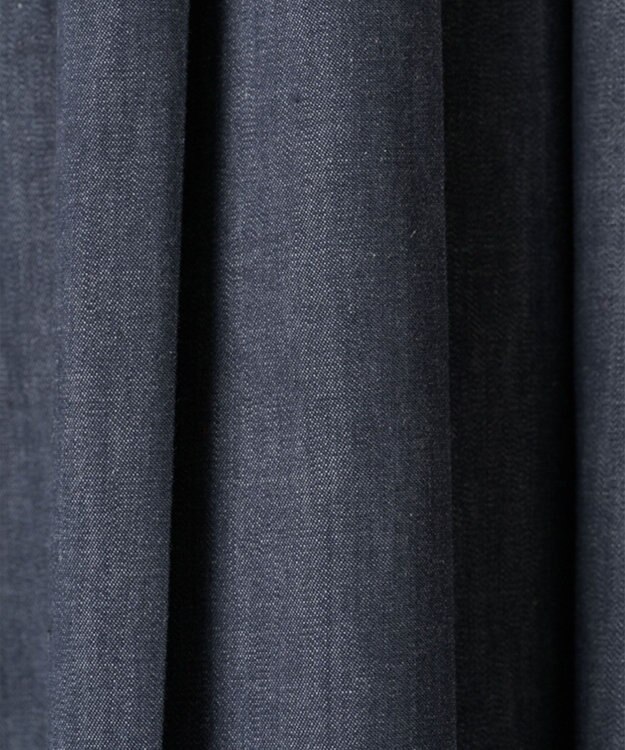 Ripo trenta anni 【ブランド人気】PLEATS RELAX LONG SK プリーツデニムスカート GRAY