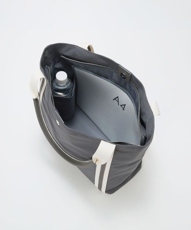 TOPKAPI 【TREASURE TOPKAPI】ソフトタッチ テープハンドル トートバッグ　A4 / 軽量 チャコールグレー