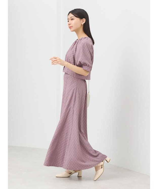 earth music&ecology ジャガードプルオーバー Pink