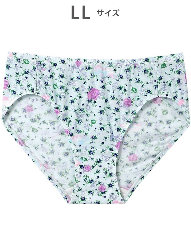 tsumori chisato SLEEP ツモリチサト ショーツ はきこみ丈 あさめ レディース UPX580 /ワコール サックス