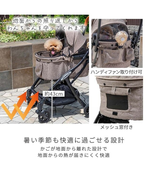 PET PARADISE smooca ネオ ペットカート 《デニム調》 デニム調