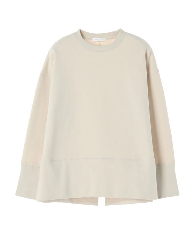 Green Parks Ｂｒｕｓｈｅｄ　センターシーム裏起毛プルオーバー Ecru