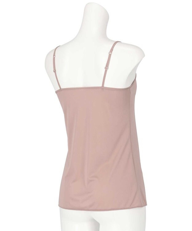 AMPHI キャミソール 吸汗速乾性 アウターにひびきにくい シンプル ランジェリー CFF121 アンフィ／ワコール ブラウン