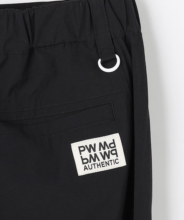 PW CIRCULUS 【WOMEN】サイドパンチング テーパードパンツ ゴルフウェア レディース ブラック系