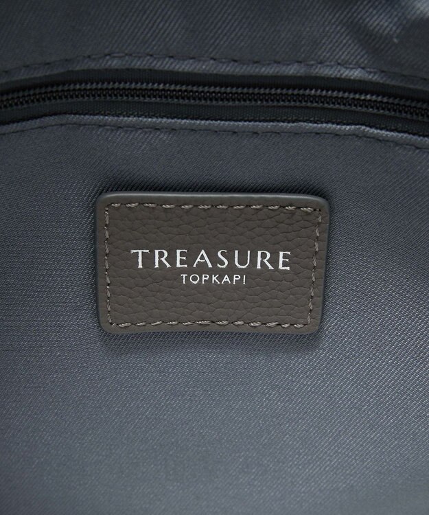 TOPKAPI 【TREASURE TOPKAPI】ソフトタッチ テープハンドル トートバッグ　A4 / 軽量 チャコールグレー
