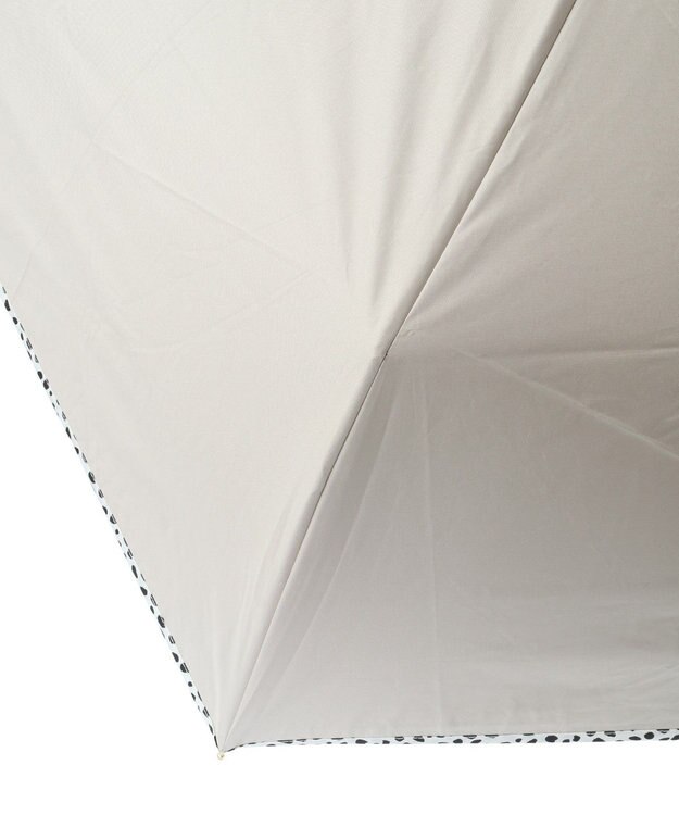 YECCA VECCA 【晴雨兼用】Wpc.遮光アニマルパイピング ミニ日傘 Black