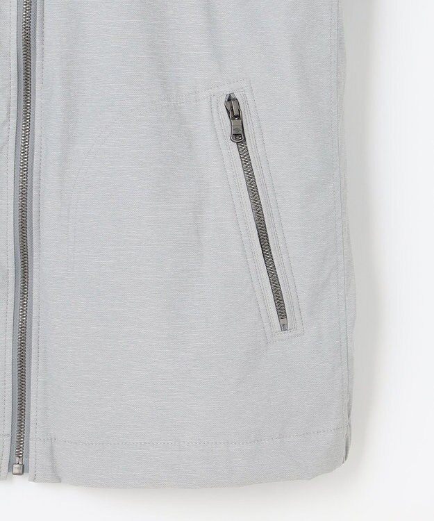 JOSEPH ABBOUD 【ポケッタブル/ECO撥水】アクティブレジャーショートブルゾン ライトグレー系