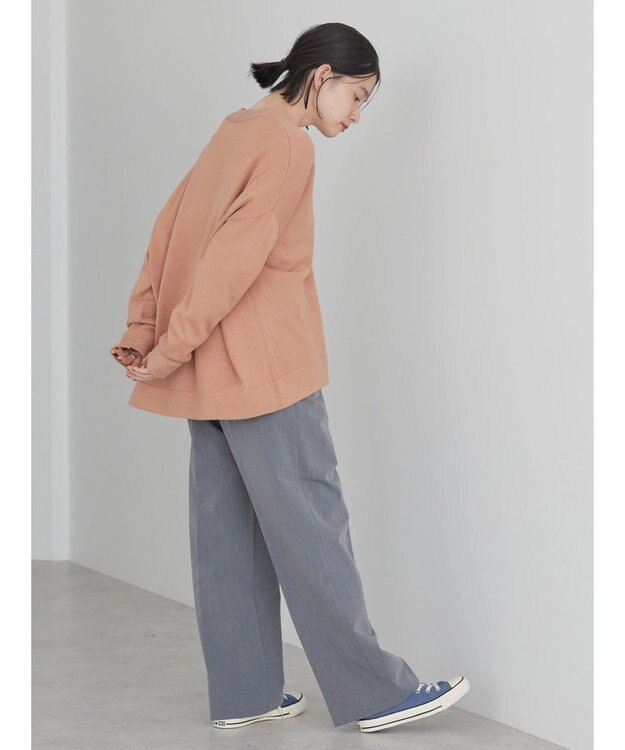 AMERICAN HOLIC バイパチＶネックニットプルオーバー Pink Beige