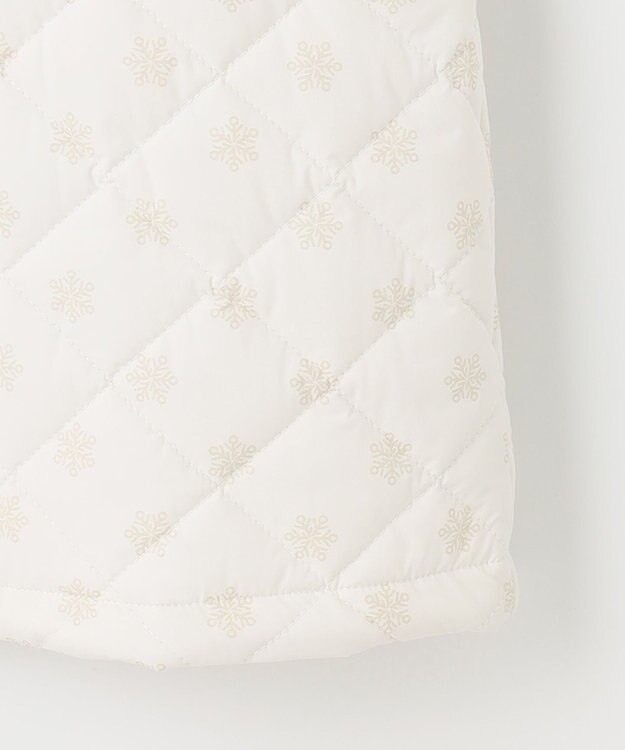 23区GOLF おしゃれに防寒！【WOMEN】中綿×ファー コンピワンピース ホワイト系