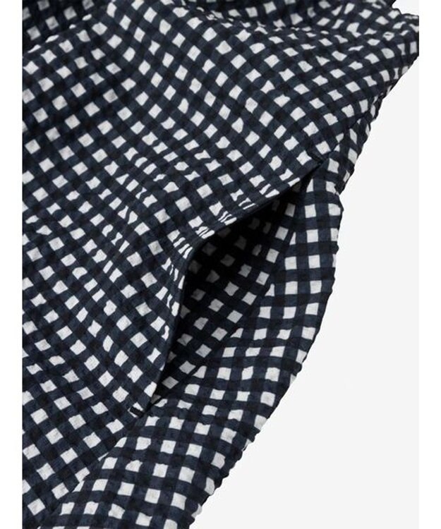 HELLY HANSEN 【キッズ・速乾・耐海水・耐塩素・記名ラベル付】マリンリゾートシアサッカーワンピース オーシャンネイビー