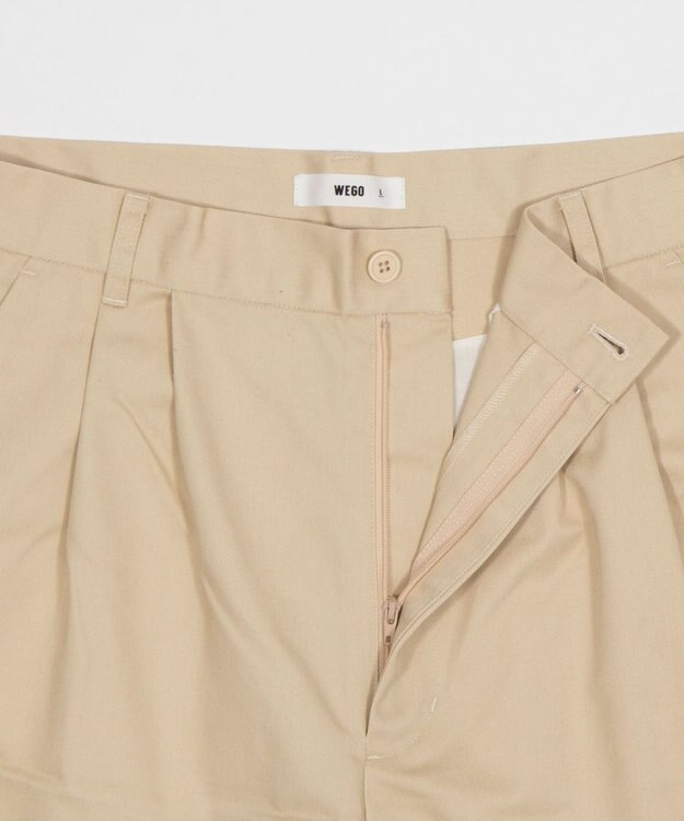 WEGO キーチャーム付きチノカーブパンツ ベージュ