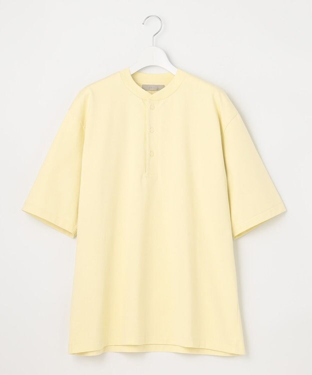 UNFILO MENS 多機能 ヘンリーネックＴシャツ イエロー