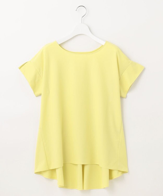 自由区 【WEB限定】【UVケア・吸汗速乾・洗える・XSサイズあり】ファンクショナルツイストジャージー カットソー イエロー系