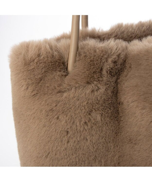 UNBILLION カシュカシュ cachecache / フェイクラビットハトメトートバッグ オーク