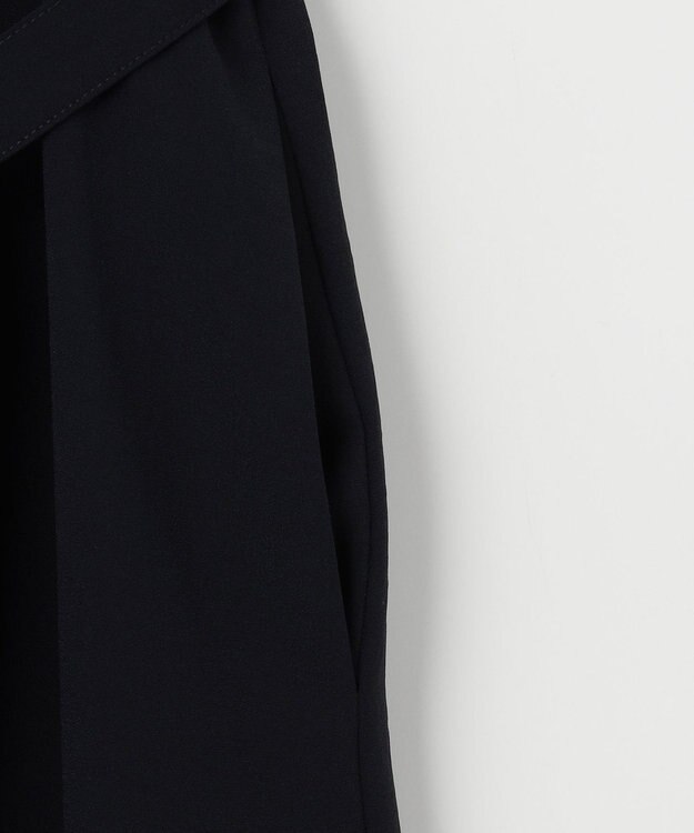 J.PRESS LADIES 【セットアップ対応・人気素材】Light ジョーゼット ワンピース ネイビー系