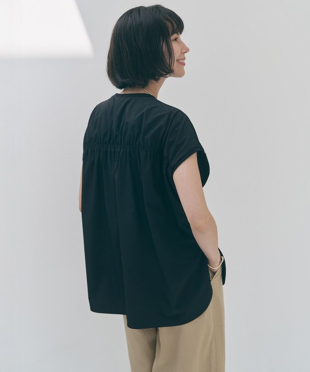 UNFILO BEAUTY FORM-T バックシャーリング Tシャツ ブラック