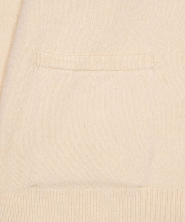 WEGO 【ユニセックス着用ITEM】ワンポイントニットシャツ（LS） オフホワイト