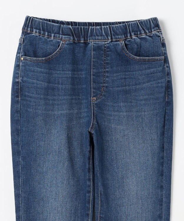 ANY L 【ウエストゴム】ウルトライージースキニーデニム フェードインディゴ