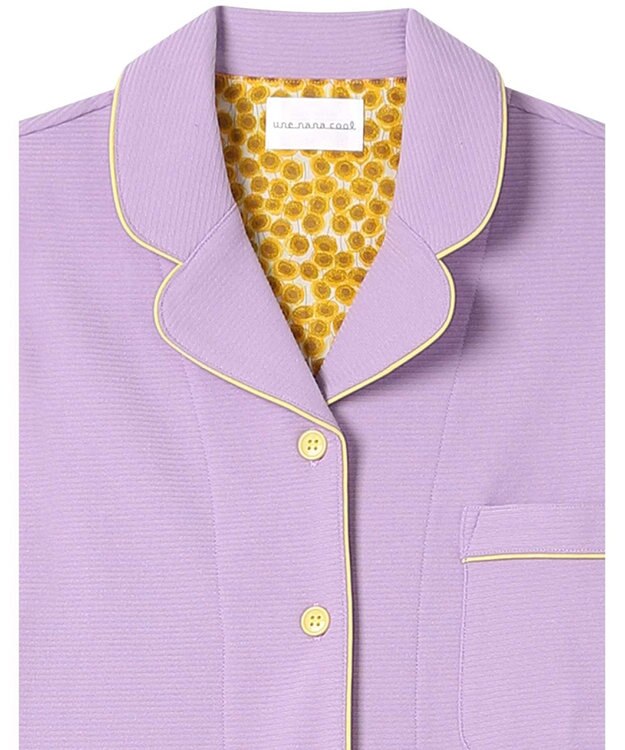 une nana cool 【綿混】ラッセルストレッチパジャマ MADE WITH LIBERTY FABRIC PU