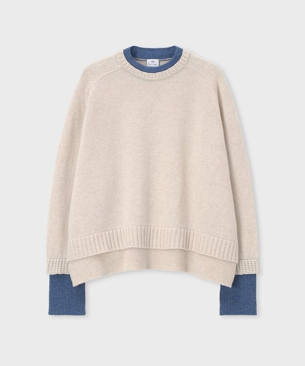 Paul Smith レイヤードディテール ニット エクリュ