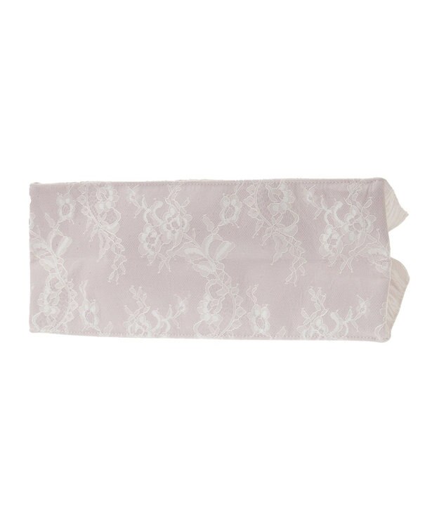 Maison de FLEUR レースフリルハンドルスクエアトートMバッグ Light Pink